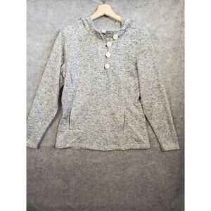 Columbia Sportswear Women's Size Large Heathered Gray Hoodie Sweater